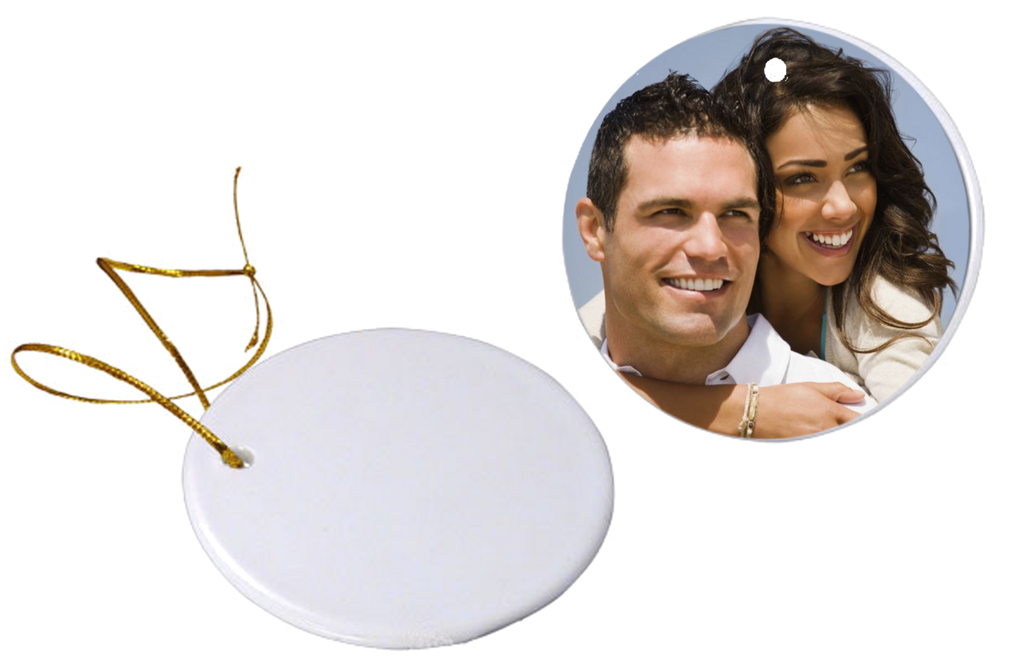 Sublimation Round Ornament (2 sided) 25pk.