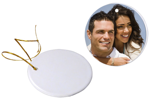 Sublimation Round Ornament (2 sided) 25pk.