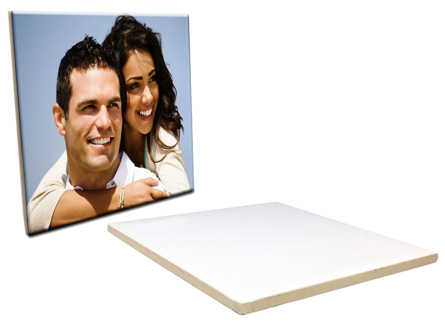Ceramic Sublimation Tile, Glossy- 4.25" x 4.25"